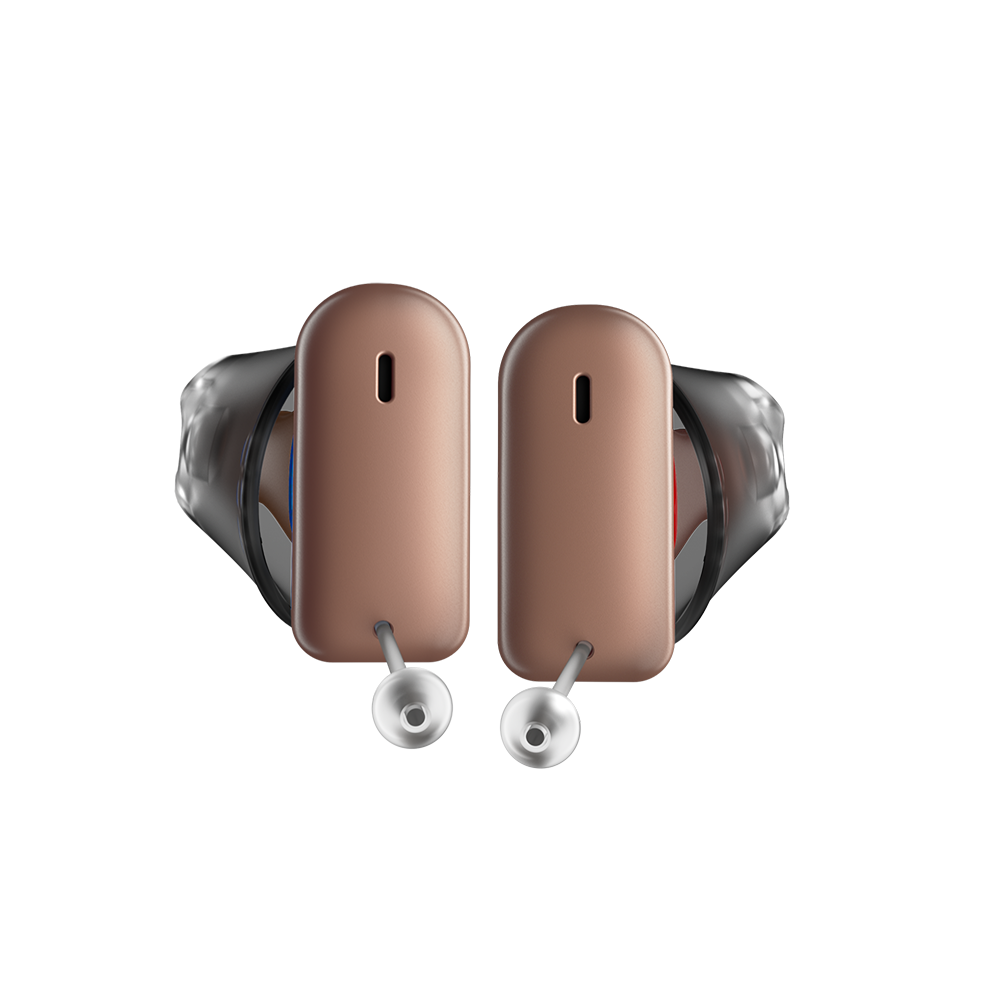 Signia Silk Charge&Go Hearing Aid Mocha